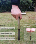 Using 12 Inch Stainless Steel Soil Probe With T Handle And Two Reusable Sample Bags A DIY Pro Grade Soil Test Kit for lawn care