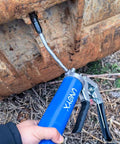 Using the Heavy Duty Pistol Grip Grease Gun Kit 14oz Mini Grease Gun With 6000 PSI Leakproof Seal And Flexible 12 Inch Hose
