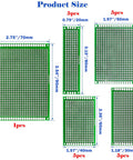 Image showing multiple sizes of boards from Double Sided Prototype PCB Board Kit For Maker-Friendly DIY Electronics Projects