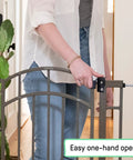 Extra Tall Baby And Pet Gate For Stairs And Doorways No Drill Pressure Mounted Fits Openings From 28.5 To 48 Inches 36 Inch Height
