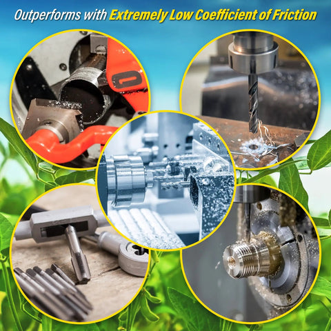 Machinist Drill And Tap Cutting Fluid With A Bio Based Formula That Slashes Friction And Extends Tool Life On Steel Aluminum Copper And More Made In The USA NSF H1 Food Grade Safe For Metalworking Tools 8 Oz with various machine tool setups