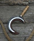 Hand Forged Athame Crescent Blade Sickle For Ritual Work And Herb Harvesting A Versatile Witchy Tool For Ceremonial Use Stage Prop Cosplay