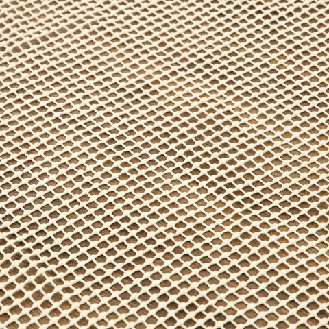 Close-up of mesh pattern on Non Slip Rug Gripper Pad For 2x10 Area Rugs On Hard Floors Keeps Rugs In Place In High Traffic Areas