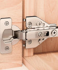 2 Pack Pro Grade Full Overlay Soft Close Cabinet Hinges 3D Adjustment Concealed Clip On Self Closing Hinges For Face Frame Cabinets