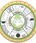 Moon Phase Garden Calendar For Planting Pruning And Sowing An Easy Dial Moon Planner with biodynamic gardening tips.