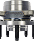 Complete Wheel Bearing And Hub Assembly Compatible With Ford Models, front view showing integrated components for easy install.