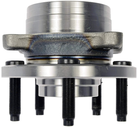 Complete Wheel Bearing And Hub Assembly Compatible With Ford Models, front view showing integrated components for easy install.