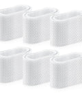 Six Pack Humidifier Filter Replacements For Vicks V3100 V3500 V3600 V3700 V3900 VEV320 Kaz 3020 And Honeywell HCM 630 631 white filter mesh