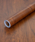 Roll of 17.7 Inch Wide 394 Inch Long Walnut Wood Grain Contact Paper Peel And Stick Self Adhesive Wallpaper Removable Vinyl Film
