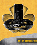 Oscillating Car Fan Built To Keep Your Ride Chill Fast With 12V Socket Power and 60° oscillating head for cool airflow.