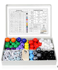 240 Piece Molecular Model Kit With Colorful Plastic Atoms For Visual Learning In Organic And Inorganic Chemistry in open box