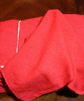 Red Cotton Shop Towels 10 Pack Industrial Grade Rags For Auto Shop And Car Care, stacked, ultra absorbent Osnaburg cotton.