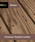 4 Inch Epoxy Coated Exterior Wood And Fence Screws With Self Drilling Point And Coarse Thread, Torx Star Drive used on decking