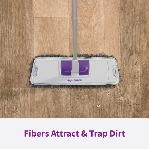 Rejuvenate Power Max Sweeping Mop With Reusable Microfiber Pads For Hardwood And Tile. Features Steel Handle And Wide Head To Clean Tight Spots And Corners Perfectly. Easy Gliding Action Makes Tidy Up A Breeze.