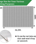 Two Pack Mosquito Netting For Patio And Garden Black 10 X 16.5 Ft Poly Mesh Screen Keeps Bugs Out And Protects Vegetables