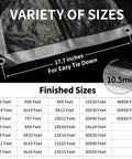 Heavy Duty Tarp Set 4x6 Feet 2 Pack 10.5 Mil Waterproof Multipurpose Protective Cover sizes with reinforced edges