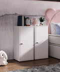 Heavy Duty Metal Storage Cabinet With Lock, 3 Adjustable Shelves, Single Door Steel Locker For Home Office And Garage, White Finish