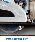 8.25 Inch Metal Cutting Circular Saw With High Torque Motor, Cuts Steel Clean And Cool Without Heat Or Burrs, Adjustable 3 Inch Depth