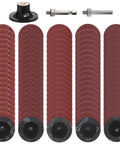 2 Inch Quick Change Sanding Discs Kit For Die Grinder And Drill, 100 Pc Set with 5 grits and attachments shown