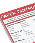 Paper Tantrum Nifty Note Pad Classic Edition With 50 Sheets, 4x5.25 Inches close-up showing humorous checklist design.