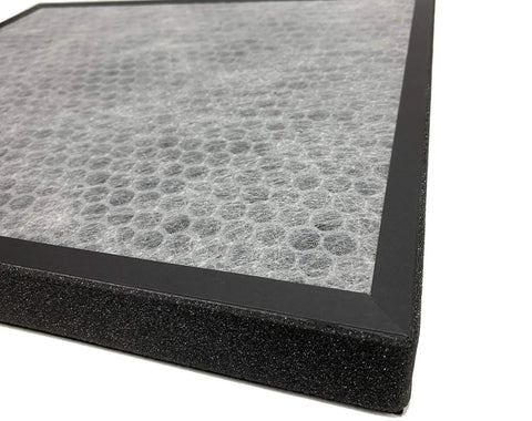 Close-up of True HEPA Air Filter Replacement Kit With Four Pro Grade Prefilters And Activated Carbon for Breathe A350 A375