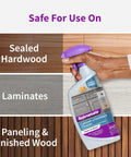 Cabinet And Furniture Cleaner That Wipes Away Dirt Grime And Grease Buildup Cleans And Shines With A Streak Free Finish No Fuss No Mess PH Balanced