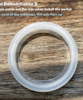 Replacement Grouphead Gasket for Espresso Machine Fits ESP8XL 800ESXL BES820XL ESP6SXL BES250XL Silicone Seal Ring