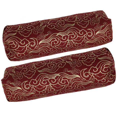 Katana Makura Sword Pillow For Samurai Swords Care Kit Handmade Japanese Sword Cushion with red artificial silk rayon cover
