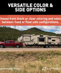 In-Wall RV Slide-Out Dual Rack Repair Kit with Hook Racks V-Rollers Retainers Rivets Rack Shoes Wear Pads Plugs in use