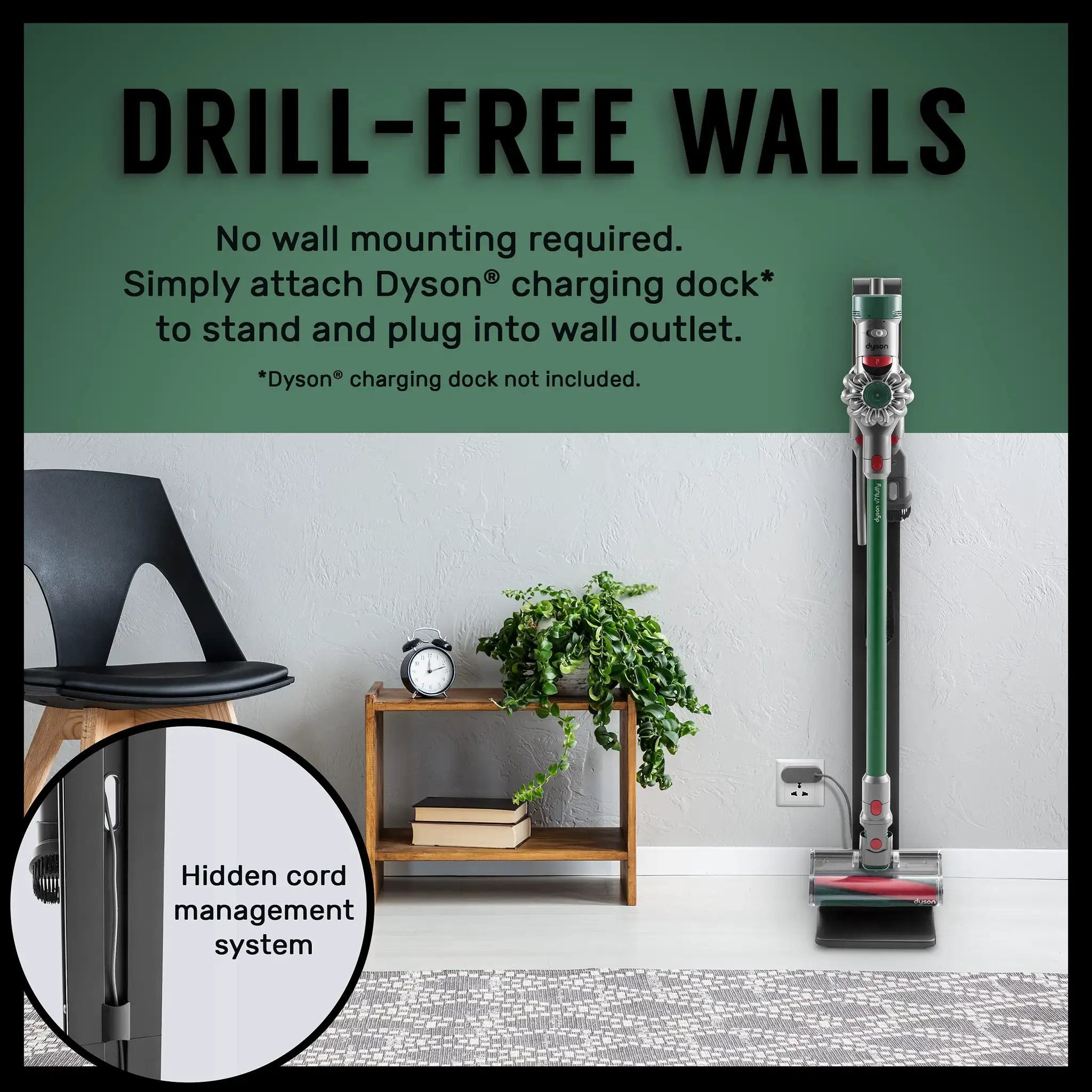Docking Station Organizer with Dyson Holder ✓