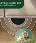 Roomba Vac Robot Vacuum With Power Suction, 3-Stage Cleaning for Carpet and Hard Floors, shown navigating under furniture.