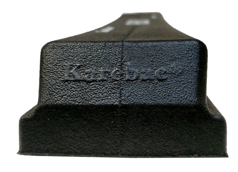 Close-up of a flexible longboard sanding block with a vinyl faced backing, ideal for curved and flat surfaces using PSA sheets and rolls.