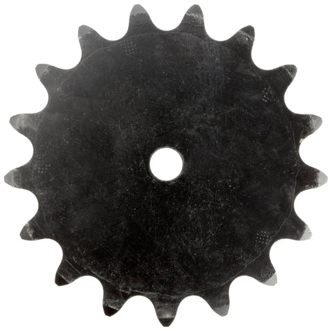 Built Tough Double Pitch Roller Chain Sprocket With Type A Hub Optimized For 2082 Chains Featuring Reboreable 30 Tooth Build And 1.25 Inch Bore viewed from the top