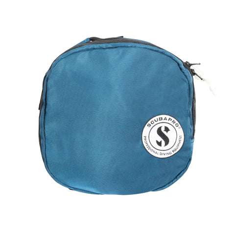 Denim Blue Dive Bag For Scuba Gear With Top Handle, Durable Waterproof Fabric, Easy Access YKK Zippers, External Zip Pocket For Small Essentials