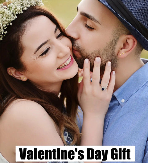 Valentine's Day Gift, Titanium Flower Screw Back Ball Earrings For Sensitive Skin, Hypoallergenic 20g Gold Tone