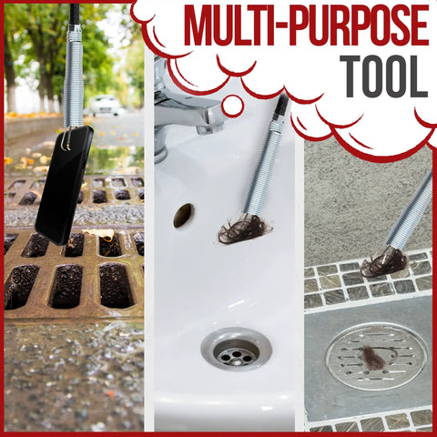 36 Inch Snake Drain Clog Remover With Extendable Flexible Grabber Arm For Hair Snags In Sink Shower And Tub Plus Dryer Vent Cleaner And Long Reach Grabber Tool For Hard To Reach Places