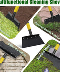 Heavy Duty Garden Shovel With 48 Inch Handle All Season Outdoor Tool 4.3 Inch Wide Blade Rust Proof Steel Ergonomic Grip Built Tough