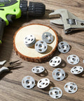 Snag This Pro Grade Bulk Pack Of 2000 Galvanized Steel Washers Sized At 1-1/8 Inches for heavy duty fastening with a drill.