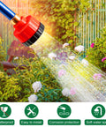 Two Thousand Hole Garden Watering Nozzle With 11 GPM Shower Sprayer Easy Peasy Outdoor Hose Head spraying garden flowers