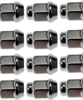 Twenty-pack of Chrome Acorn Bulge Wheel Lug Nuts One Half Inch By Twenty Threads Drop In Direct Fit Replacement Hardware displayed in grid