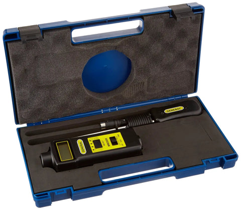 MMG608 Grain Moisture Meter With Large Four Digit LCD, Red LED Bar Graph, in protective carrying case for grain and industrial use