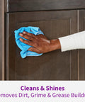 Cabinet And Furniture Cleaner That Wipes Away Dirt Grime And Grease Buildup Cleans And Shines With A Streak Free Finish No Fuss No Mess