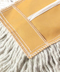 Workhorse Commercial Dust Mop 48 Inch cotton head detail showing stitching and material for effective dust cleaning.