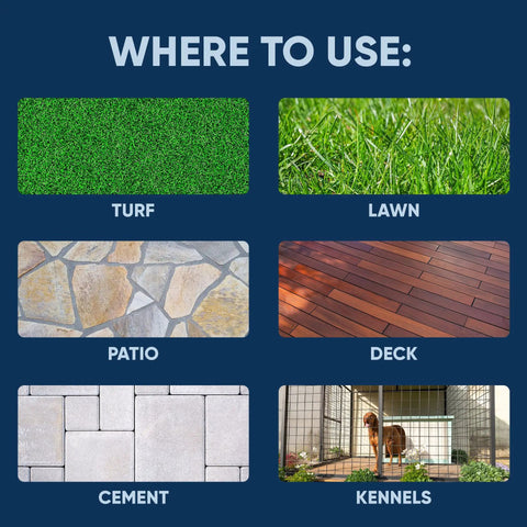 Outdoor Odor Eliminator For Pets Enzyme Cleaner That Tackles Dog Urine On Yards Turf Patios Kennels And Decks With No Harsh Chemicals