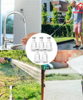 5 Pack 3/4 Inch Pressure Washer Parts Kit for 20V Max Cordless Washers Water Inlet Filter Connectors with garden hose attachment