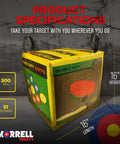 Four Sided Archery Target Bag For Backyard Practice And Outdoor Training Double Duty Field Point Target For Bows Up To 500 FPS