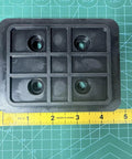 Heavy Duty Rubber Arm Pad Set For Benwil And Bishamon Weightlifting Equipment 4 Pack Replacements For Models 100533 205175 SP710002 And More