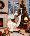 Heavy Duty Steel Hammock Stand For Indoor Outdoor Use, Universal Fit For Hammock Chairs, holiday setting
