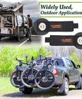 Heavy Duty Magnetic Garage Organizer Straps for cords, hoses, cables, ropes and tools Velcro magnetic holder in outdoor use on RV and pickup