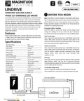 Instruction manual for Powerful 40W 12V Dimmable LED Transformer For Under Cabinet Lighting Phase Cut Class 2 LED Driver Flicker Free